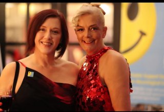 Shona's Red & Black Ball