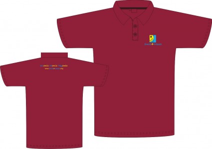Men's Burgundy Polo Shirt